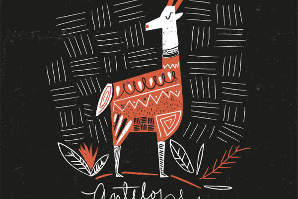 部落风格羚羊裁片印花服装，展现自然魅力