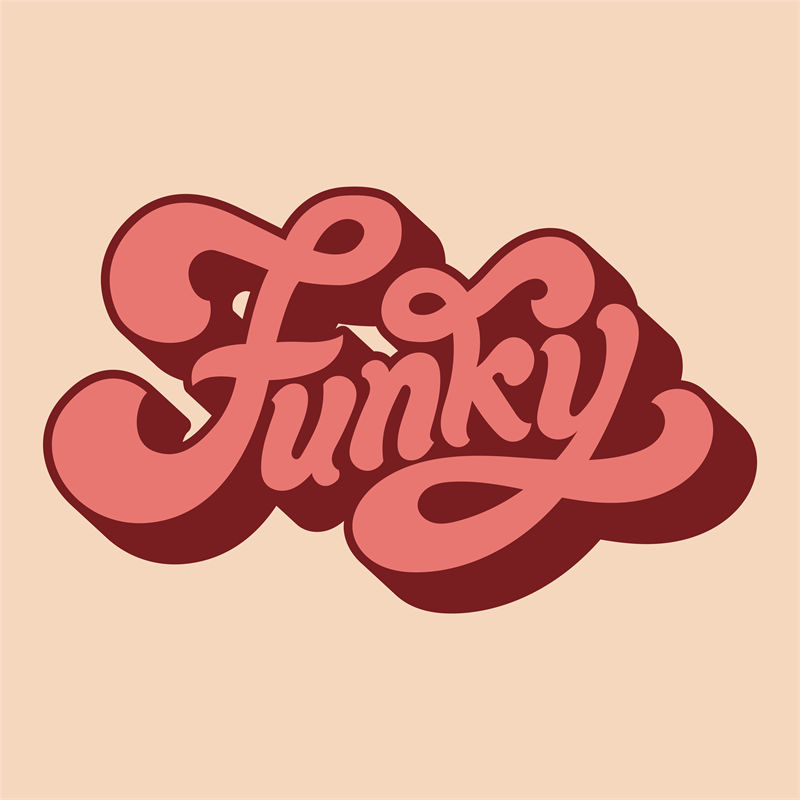 时尚个性'Funky'裁片印花服装，展现独特风格