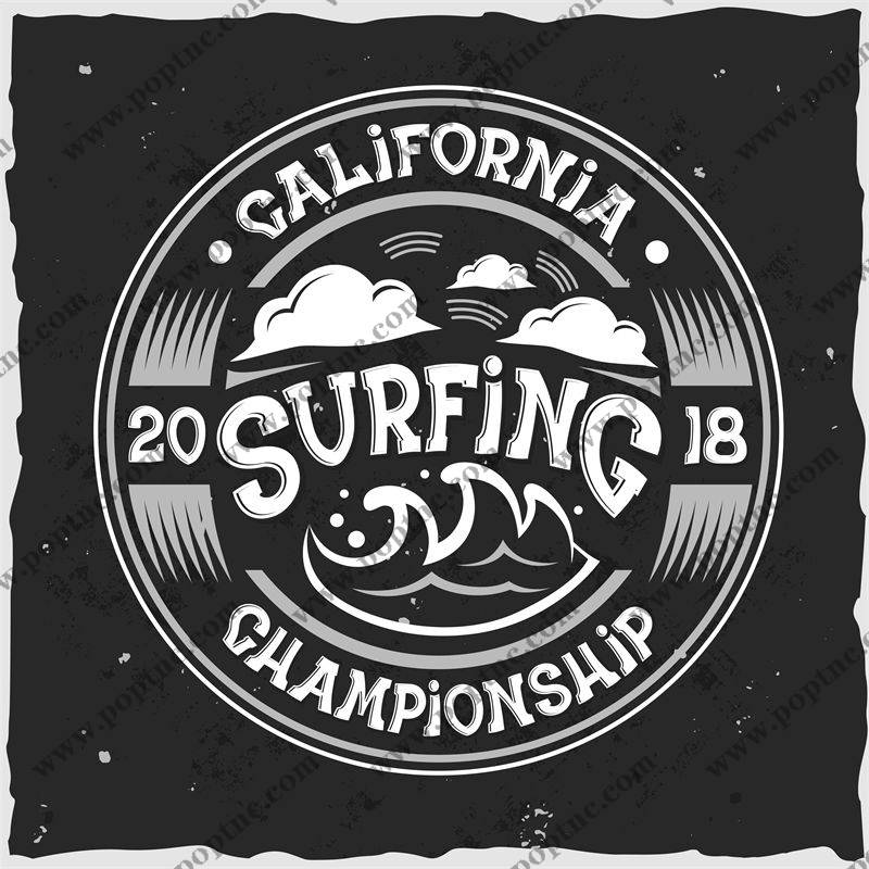 探索加州冲浪文化:2018年加州冲浪锦标赛裁片印花服装