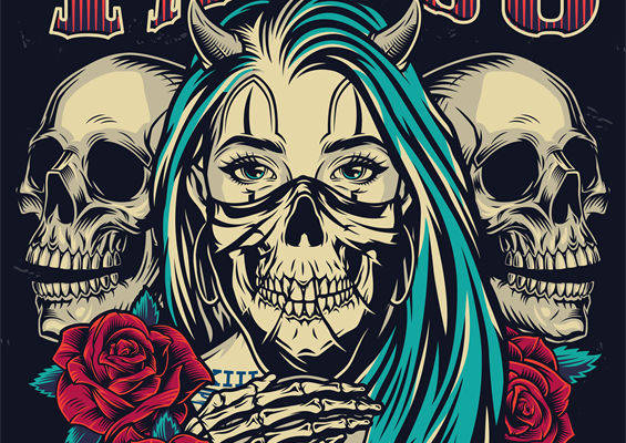 探索独特风格:第9届国际纹身大会裁片印花服装