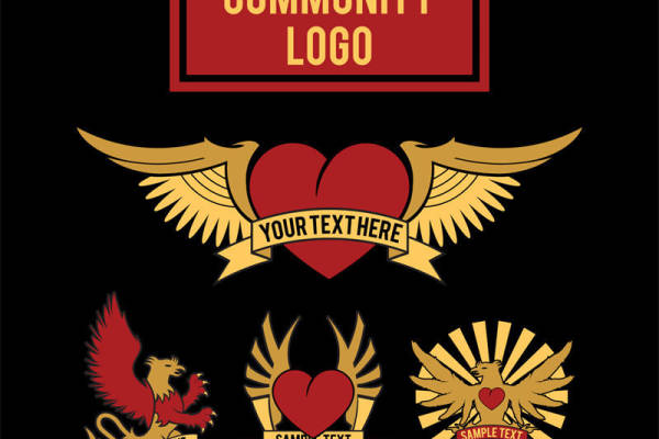 浪漫心形翅膀与鹰纹裁片印花：打造独特服装设计