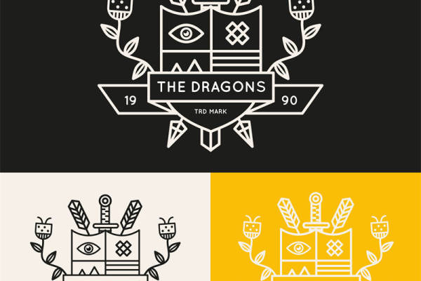 龙之纹章：复古裁片印花设计，打造个性服装