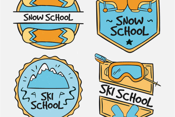 雪地运动风裁片印花:冬季服装的时尚选择