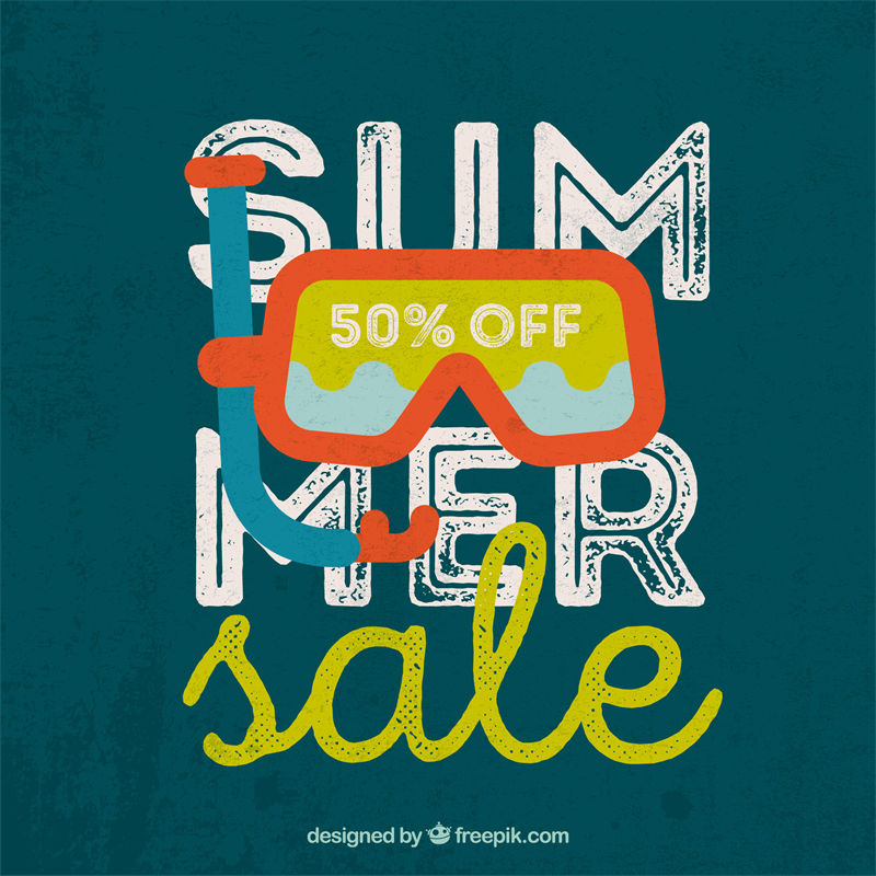 夏日清凉，50%off！时尚裁片印花服装，尽显夏日风情