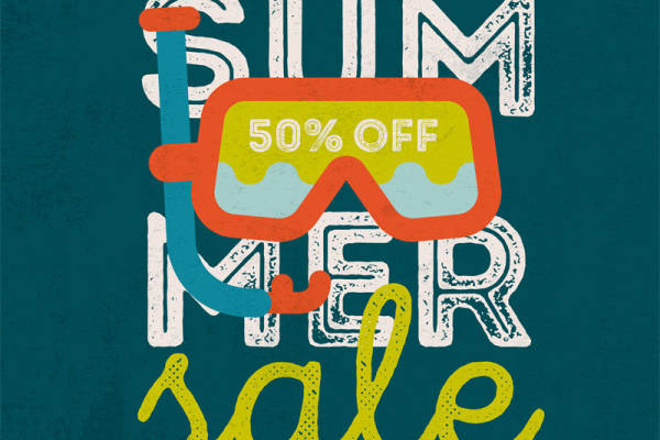 夏日清凉，50%off！时尚裁片印花服装，尽显夏日风情