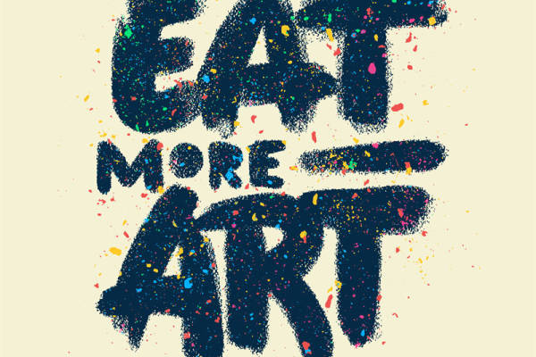 彩色艺术感裁片印花：创意服装印花设计