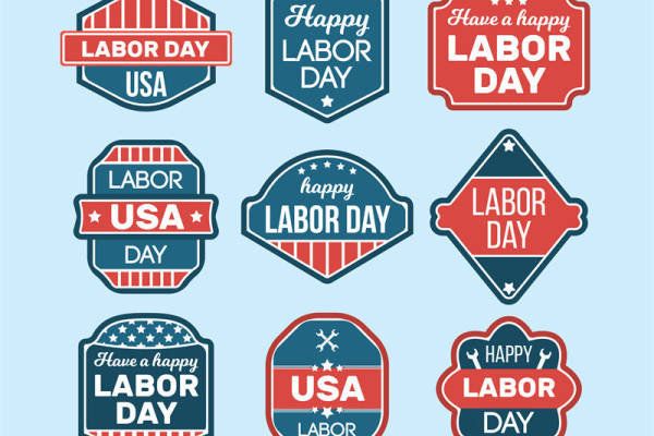 复古劳动节主题裁片印花设计,为您的服装增添节日氛围