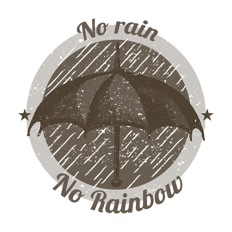 雨中守护：时尚与实用并存的雨伞图案服装印花