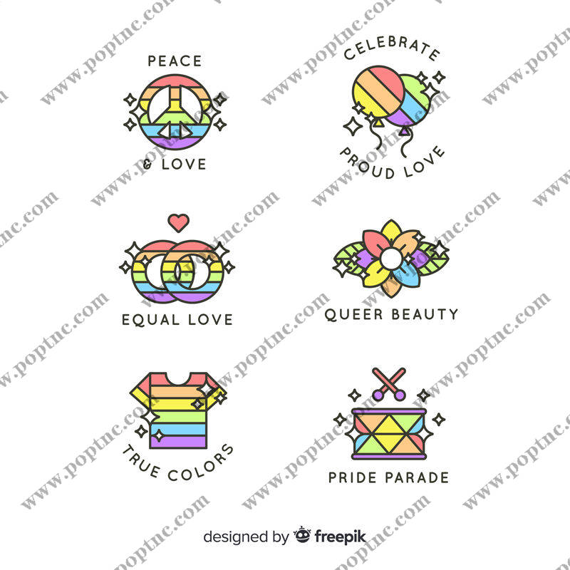 彩虹裁片印花:为你的服装增添爱与和平的色彩