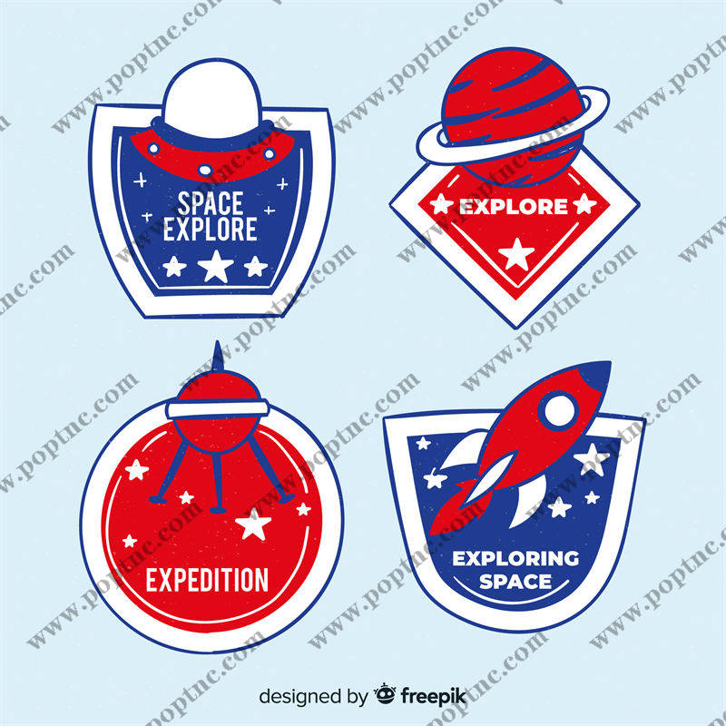 复古太空探险系列服装印花设计,探索未来时尚