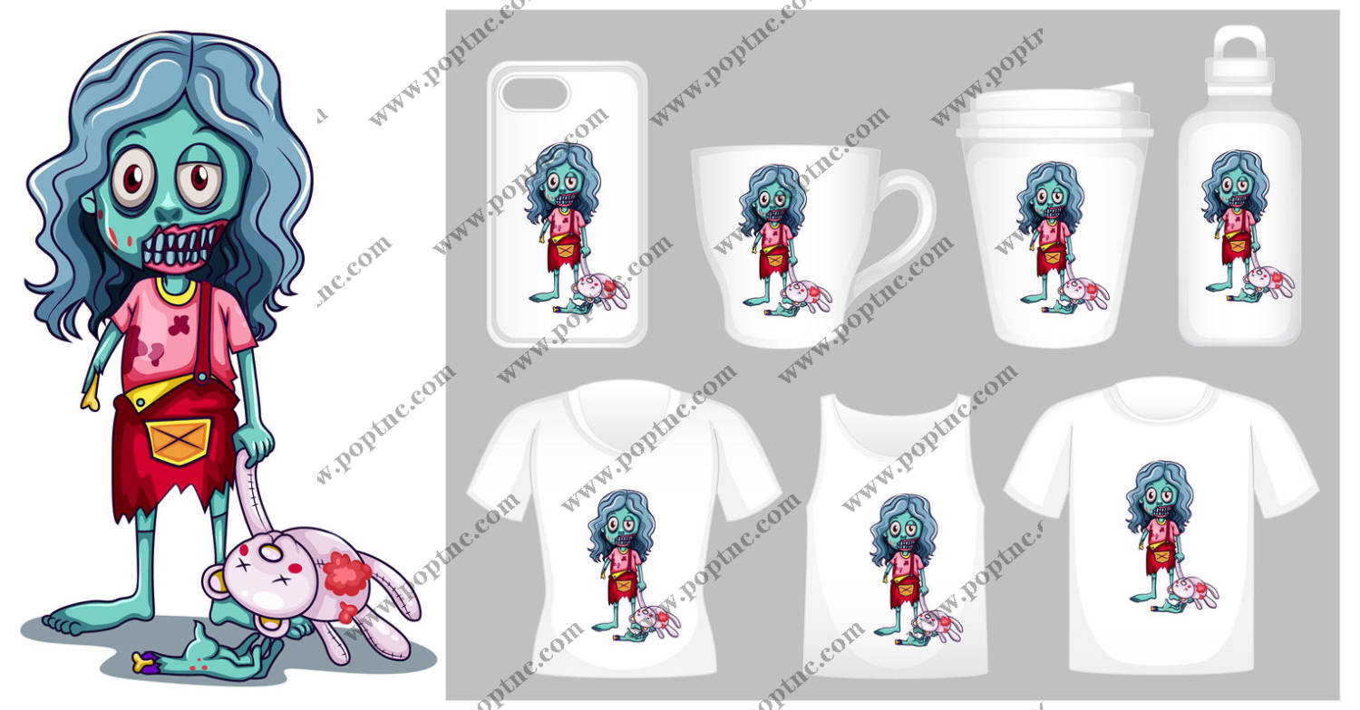 裁片印花:时尚与恐怖的完美结合,打造个性服装