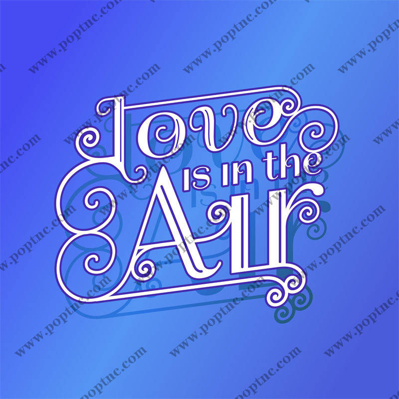 浪漫蓝调:爱意在空气中流转的服装印花设计