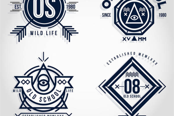 复古校园风裁片印花设计，时尚与怀旧兼具，适用于各种服装