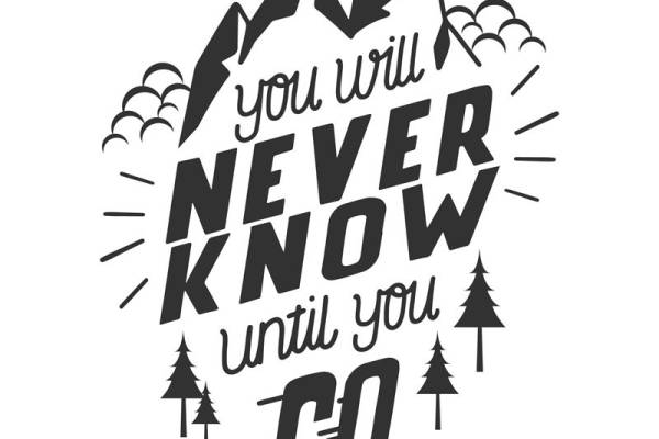 自然山峰纹理裁片印花：户外风格服装印花设计