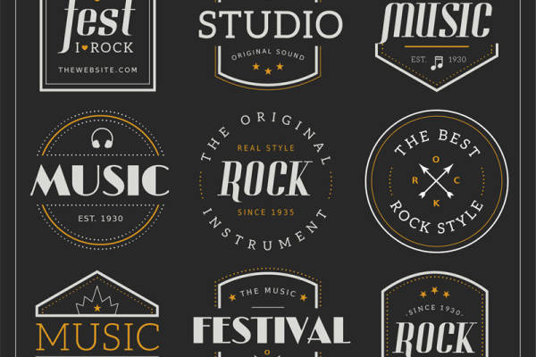 复古摇滚风格裁片印花服装设计,尽显音乐与时尚的完美结合