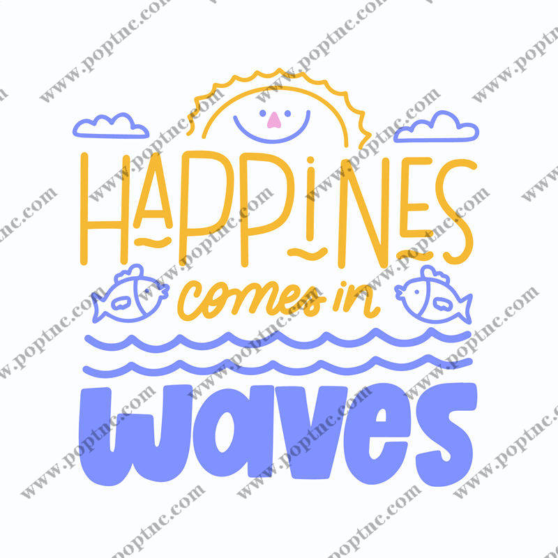 夏日海滩风情裁片印花,打造清凉舒适服装