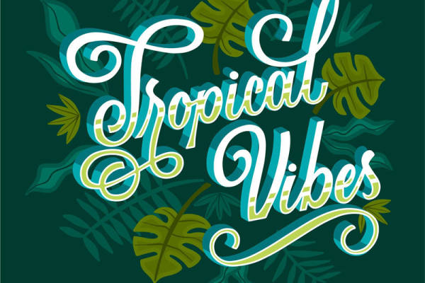 热带风情裁片印花：打造夏日清新服装