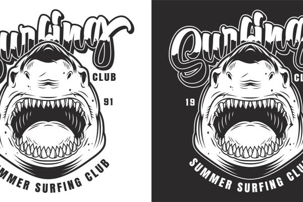 夏日狂鲨：个性裁片印花服装设计