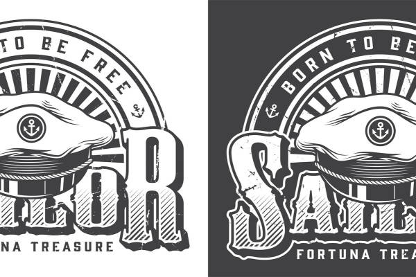 复古航海风格裁片印花,打造个性时尚服装