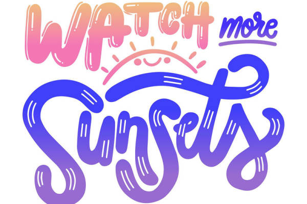 浪漫日落：精致裁片印花，打造专属服装