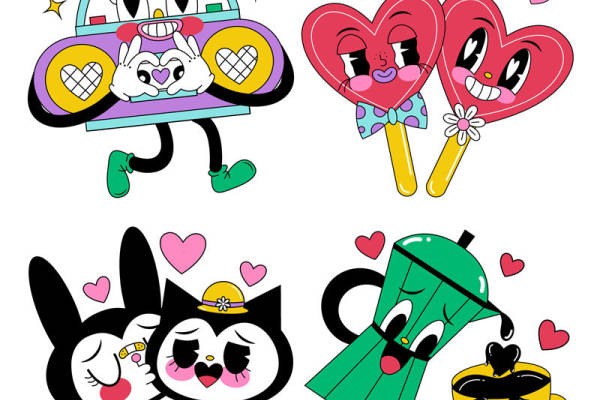 浪漫心形裁片印花:打造专属爱意服装