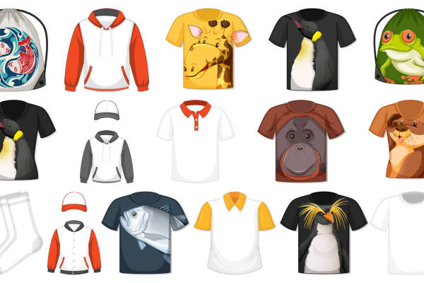 创意动物图案裁片印花：为您的服装增添趣味与个性