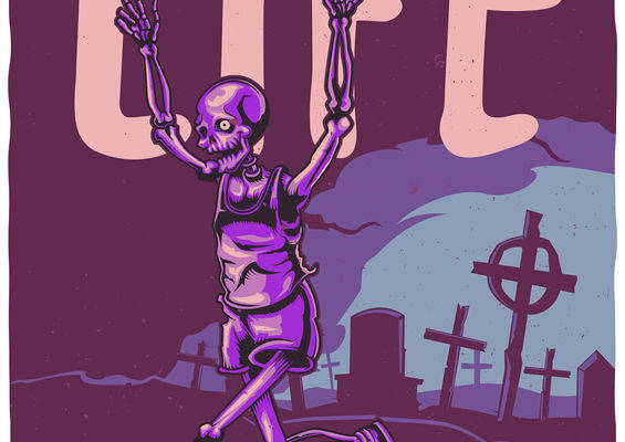 复古骷髅裁片印花：为你的服装增添一抹神秘与活力