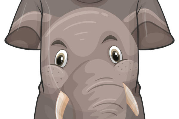 大象脸裁片印花服装：创意与实用的完美结合