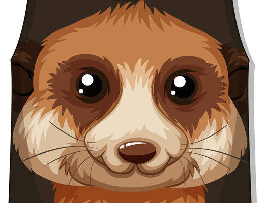 萌趣动物印花：可爱小动物图案服装印花设计