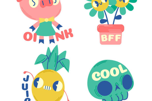 可爱卡通动物与植物印花：打造个性化的服装裁片