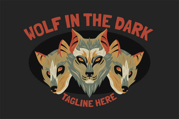 暗夜狼群：裁片印花服装设计