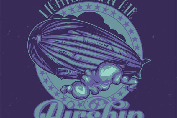 复古气球图案裁片印花：打造个性服装的创意选择