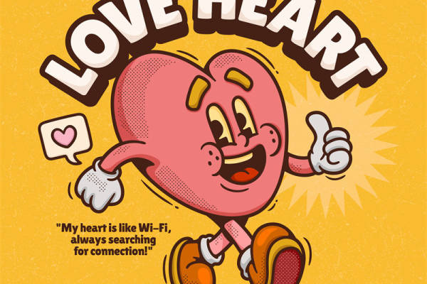 浪漫心形裁片印花：为您的服装增添无限爱意