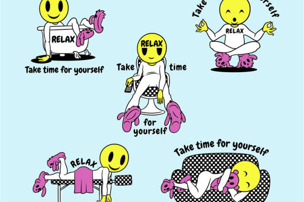 轻松放松：时尚裁片印花服装印花