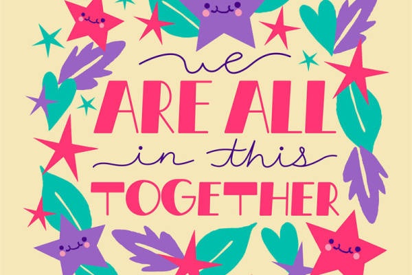 色彩斑斓的花型纹理服装印花设计