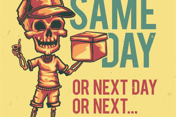 复古骷髅裁片印花：独特个性服装印花设计