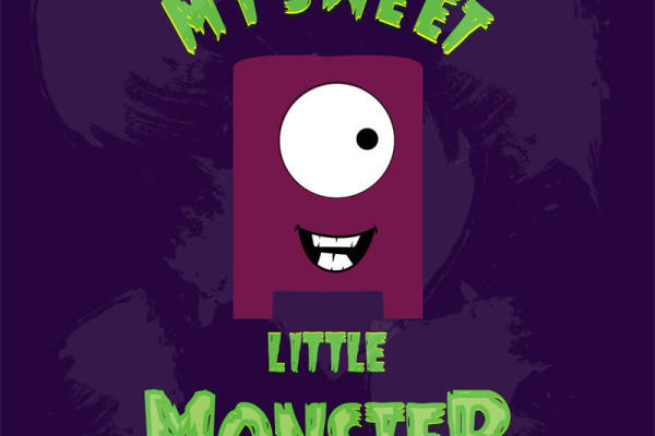 可爱卡通怪兽裁片印花，打造个性时尚服装