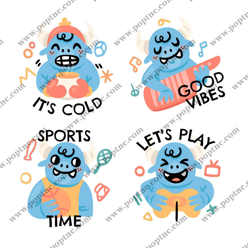 冬季暖意满满,时尚裁片印花服装印花设计