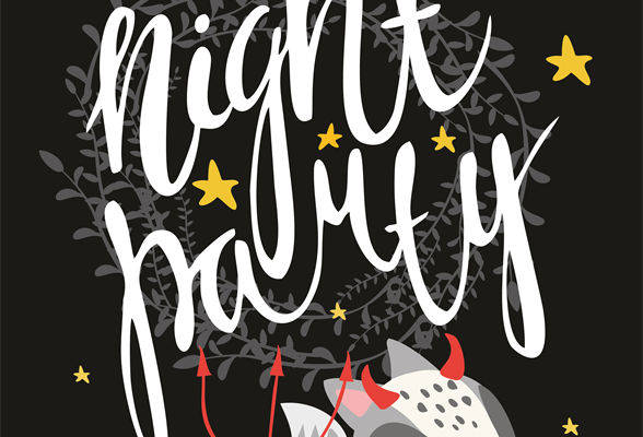 夜色中的小恶魔：裁片印花服装印花设计