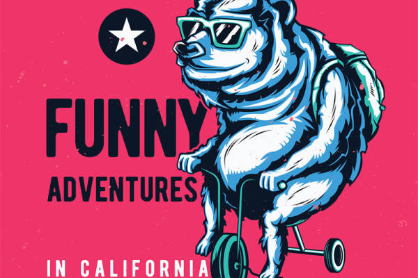 酷熊骑行记：趣味裁片印花服装