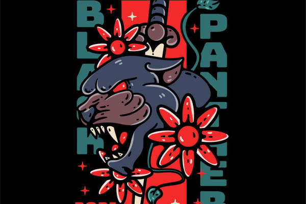 时尚潮流：2021年潮流豹纹服装印花设计