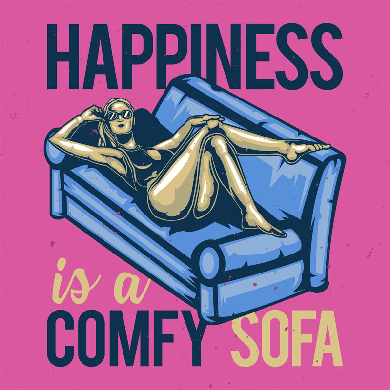 舒适沙发纹理:时尚裁片印花服装设计