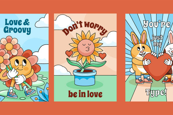 爱与花的浪漫裁片印花：打造个性服装