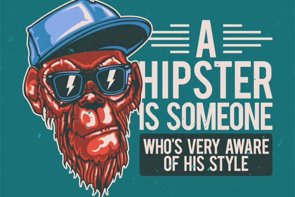 复古潮流：个性裁片印花服装设计