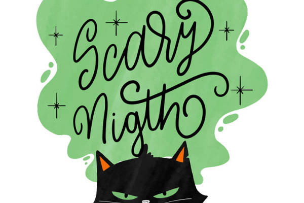 裁片印花：万圣节主题服装印花设计