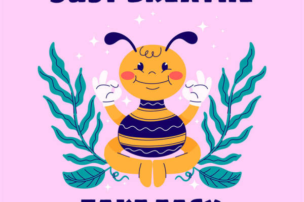 轻松呼吸，蜜蜂裁片印花：打造舒适与自然的服装