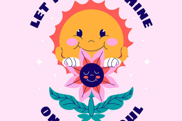 阳光明媚，绽放心灵的花型裁片印花服装