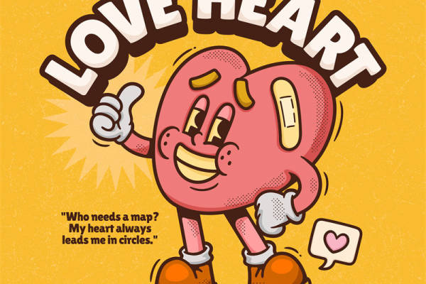 心形裁片印花:浪漫与实用的服装印花设计