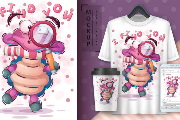 萌趣探索者：裁片印花服装印花设计