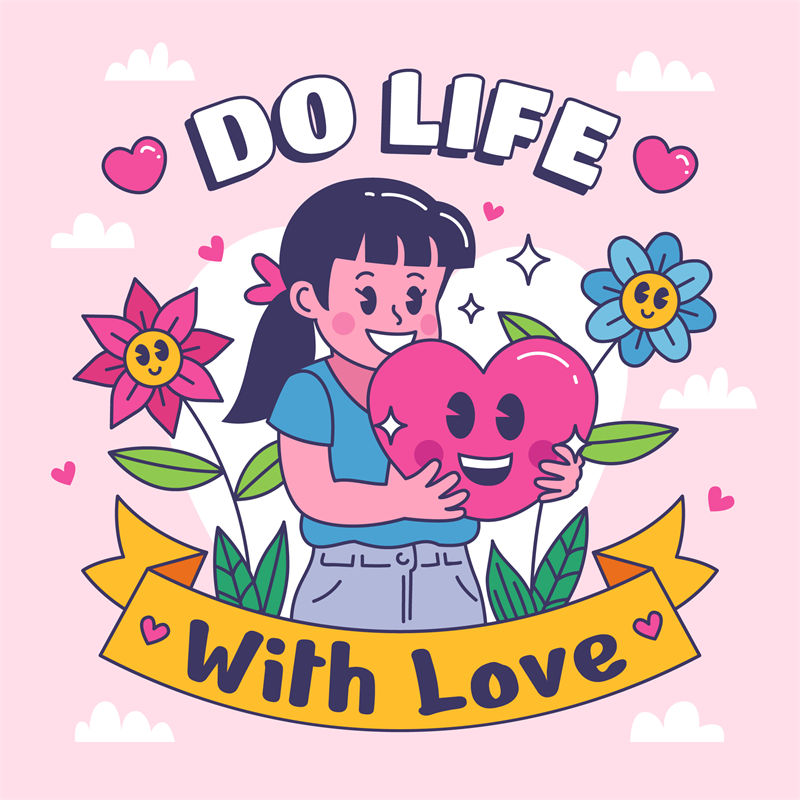 浪漫花语:心形花朵裁片印花服装